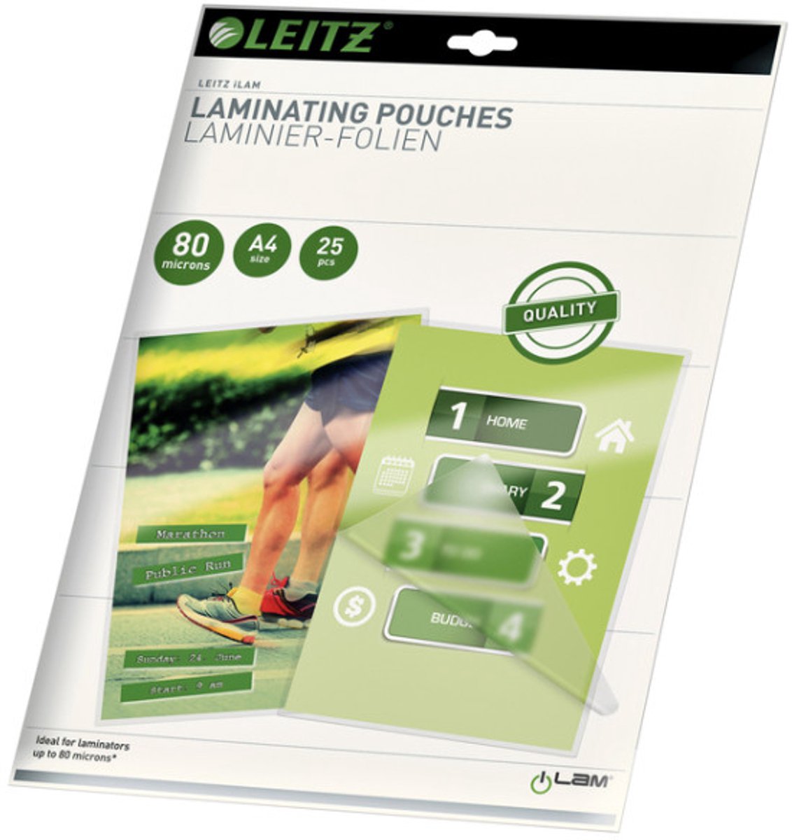 Leitz Ilam Laminer copre A4, 80 micron