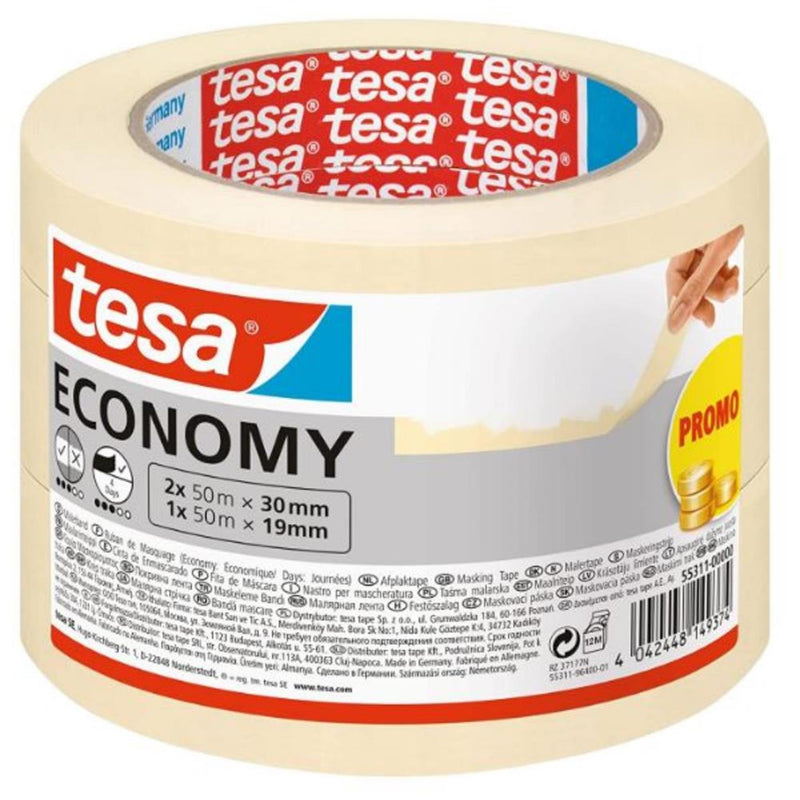 Tesa nastro adesivo ecologico set da 3 pezzi