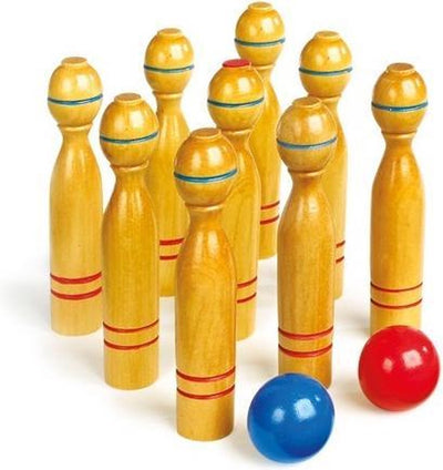 Piccolo gioco di cono in legno, 11dlg.