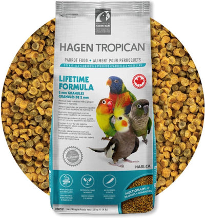 Hari tropican parkietenvoer 1.8kg - pellet voor vogels - vogelvoer -