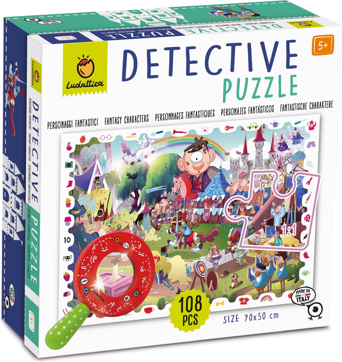 Ludattica puzzel - fantasie.