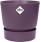 Elho greenville rond 40 - grote bloempot voor buiten met waterreservoir - 100% gerecycled plastic - ø 39 x h 36.8 cm - vintage pruim