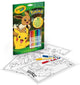 Crayola - libro da colorare - libro da colorare e attività pokémon con 7 pennarelli