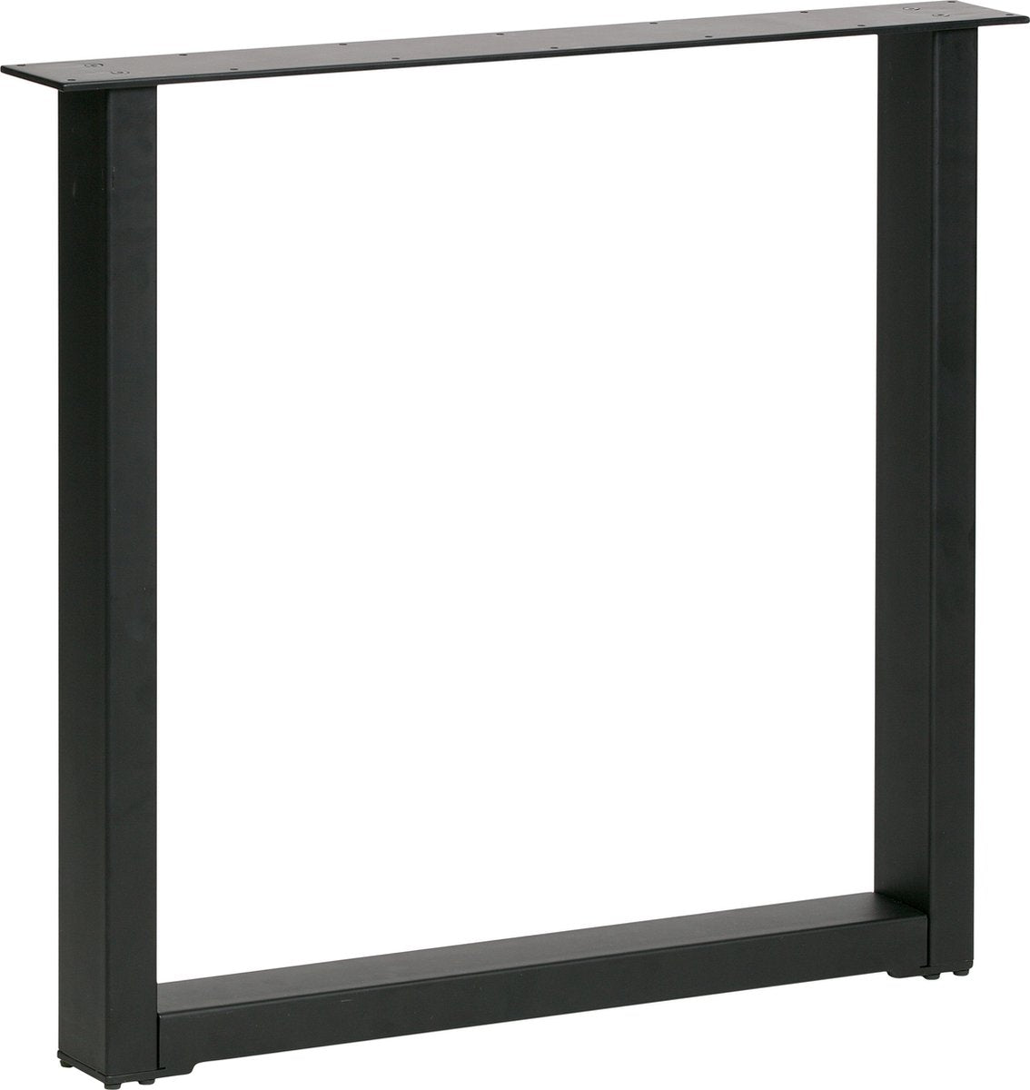 Woood tablo u-poot maastricht 1 stuk - metaal - zwart - 72x79x10