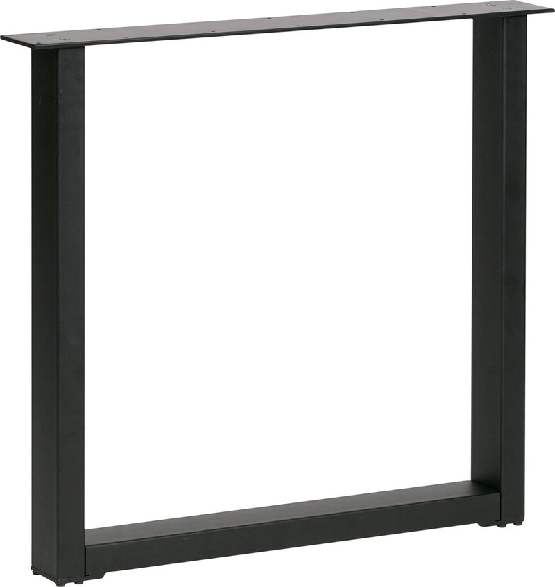 Woood tablo u-leg maastricht 1 pieza - metal - negro - 72x79x10