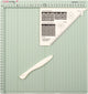 Vaessen creative rilbord - score easy - 30,5 x 30,5 cm - met vouwbeen en liniaal - in cm - mint