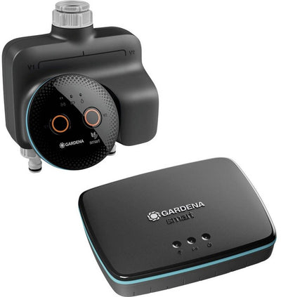 Gardena 19044-20 set de control de agua dual inteligente control de riego