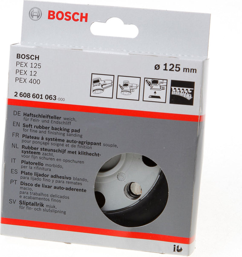 Bosch - plato lijador blando, 125 mm
