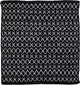 Sealskin - tappetino da bagno boho 60x60 cm - cotone poliestere - nero