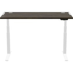 Scrivania Levado regolabile in altezza 1600 x 800 noce