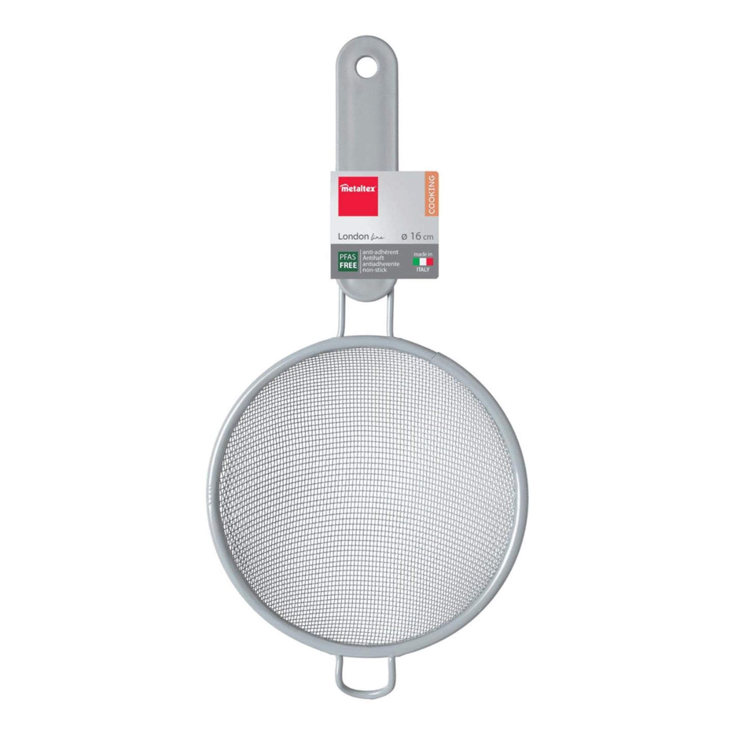 Tamiz metaltex london line ø16cm gris