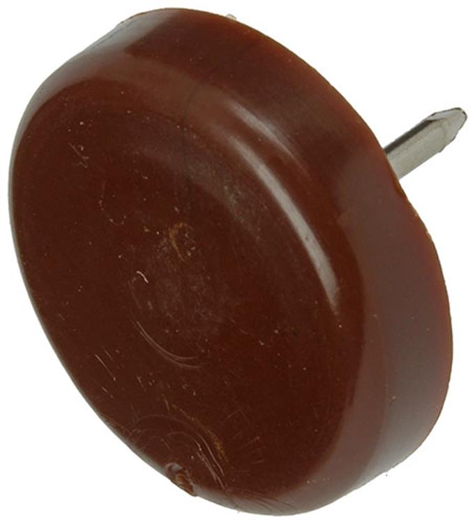 Mack 1047714 - chiodo scorrevole per sedia plastica marrone ø 25 mm 8 pz | 6 pezzi