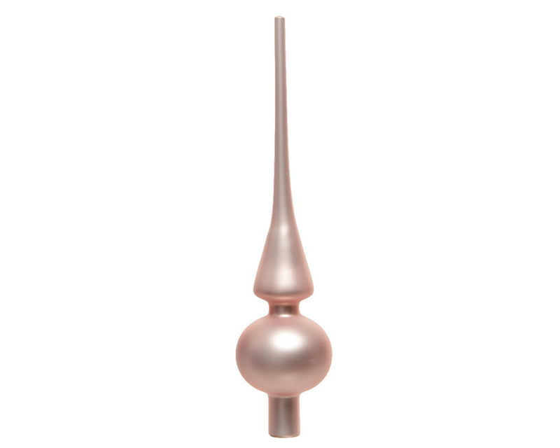 Decoris piek glas 26cm poederroze