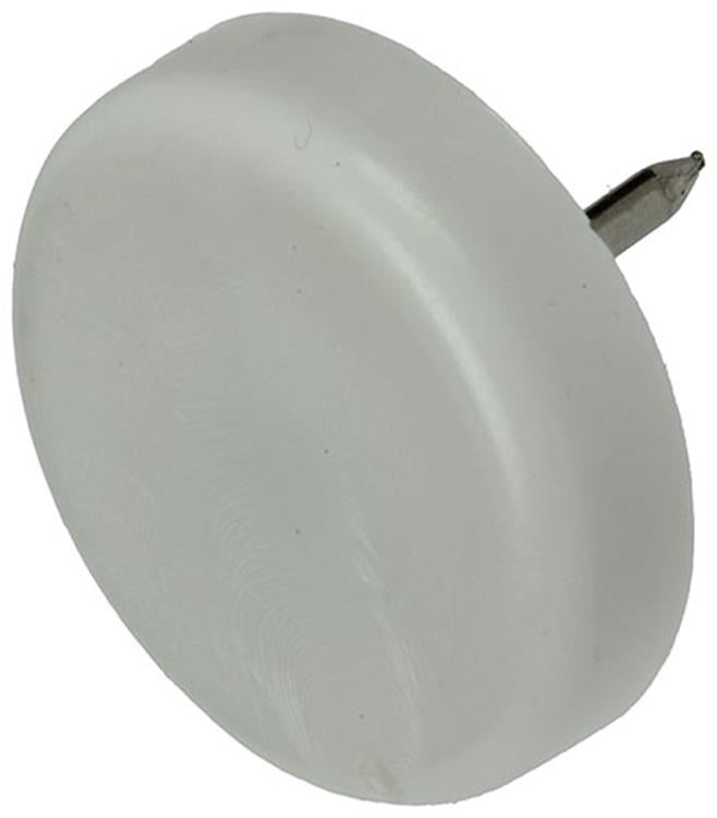 Mack 1047725 - chiodo scorrevole per sedia plastica bianco ø 25 mm 8 pz | 6 pezzi