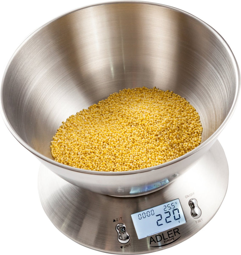 Báscula de cocina electrónica Adler ad 3134 - máx. 5 kg