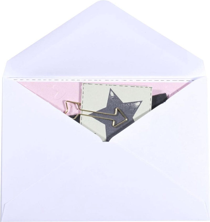 Sobres Florence de calidad resistente, rectángulo blanco, 25 unidades, 11,4 x 16,2 cm