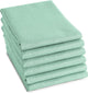 Ddddd - 6x canovacci - logo - 60x65 cm - verde pastello - set da 6 pezzi