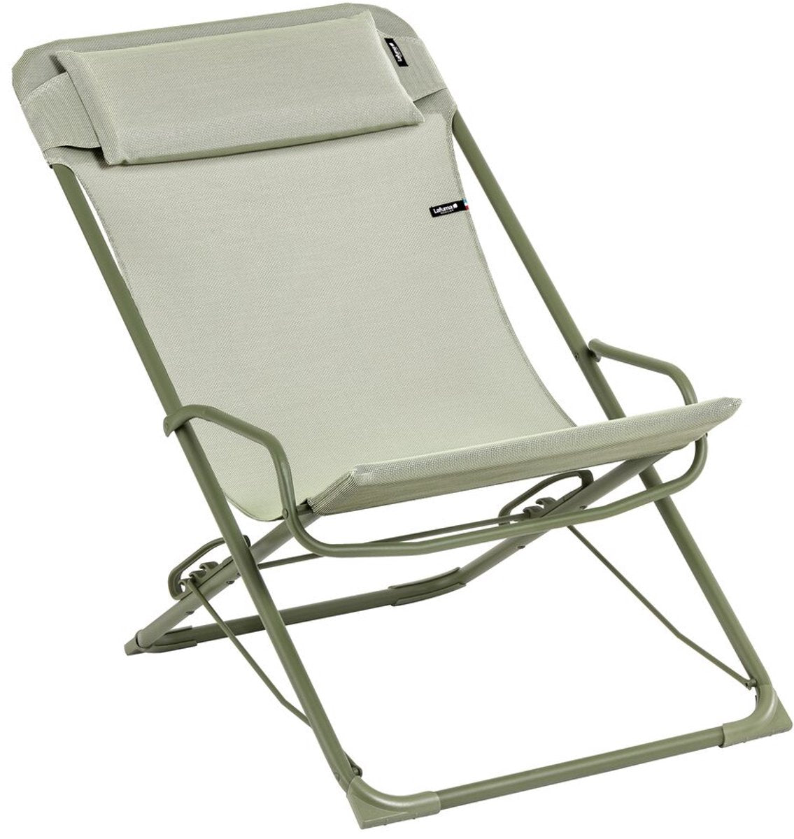 Lafuma transaswing - mecedora - silla de playa - sillón - ajustable - plegable - batyline - musgo