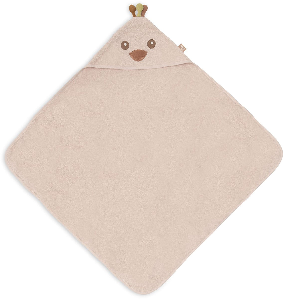 Jollein mantella da bagno in spugna 75x75 cm pavie pavone
