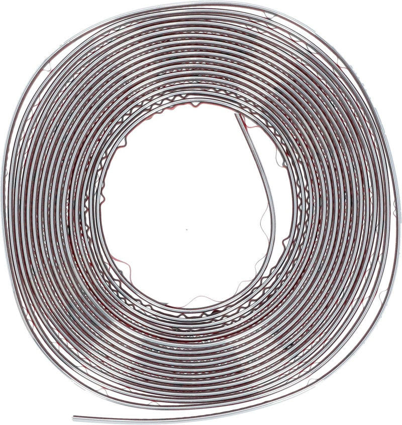 Carpoint decoratiestrip chroom zelfklevend pvc 9 mm 8 meter