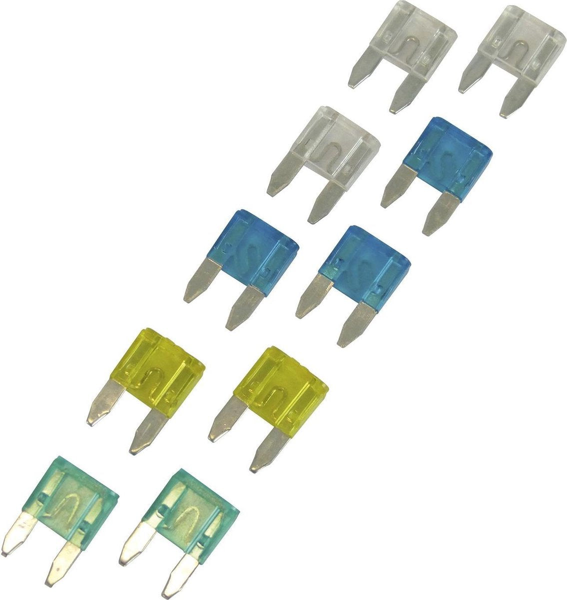 Carpoint mini fusibles de cuchilla surtido 15-30a 10 piezas