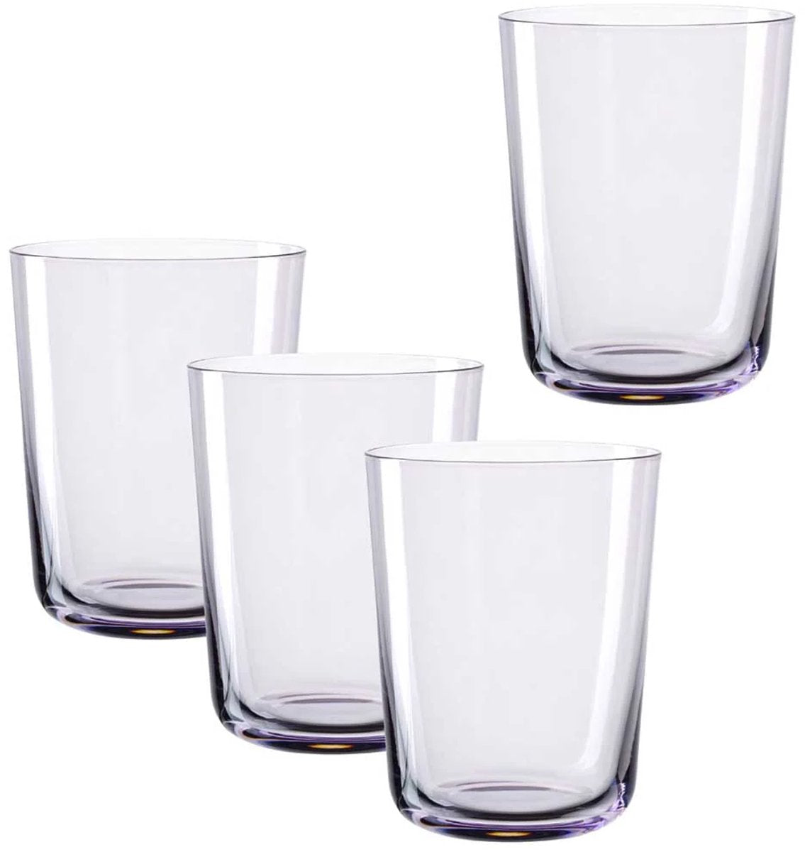 Leonardo leggero glas 330ml lavanda - set 4