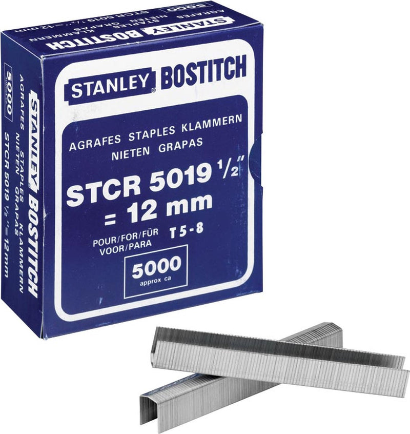 Bostitch staples stcr501912e (12 mm) | para pc8000 | caja de 5.000 grapas