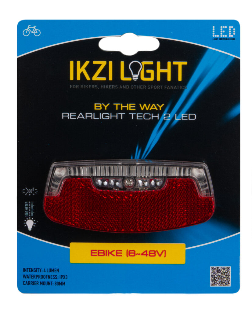 Ikzi Taillight 2-LED por tarjeta E-Bike 8-48V