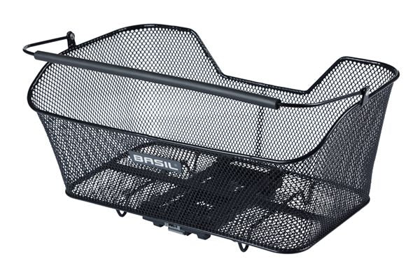 Basil Bicycle Basket Base XL Basket MIK 44 x 23 x 17 cm nero