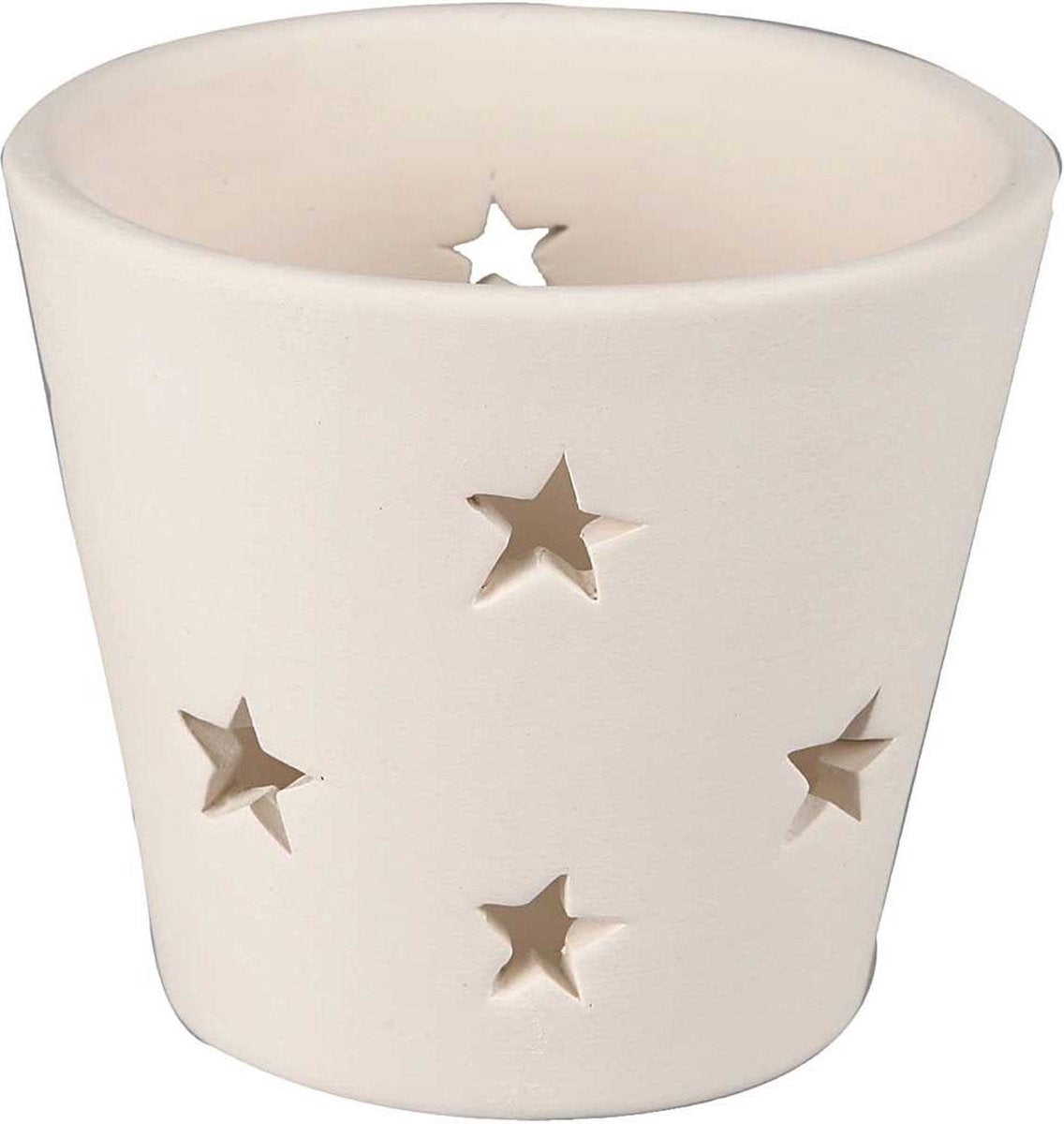 Creativ company https: www.cchobby.nl waxinelichthouder-h-6-5-cm-d-7-cm-wit-12-stuk-1-doos