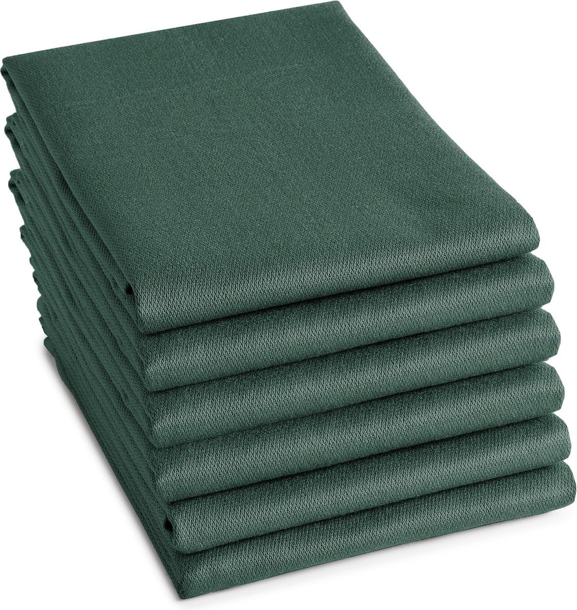 Ddddd - 6x canovacci - logo - 60x65 cm - verde - set da 6 pezzi