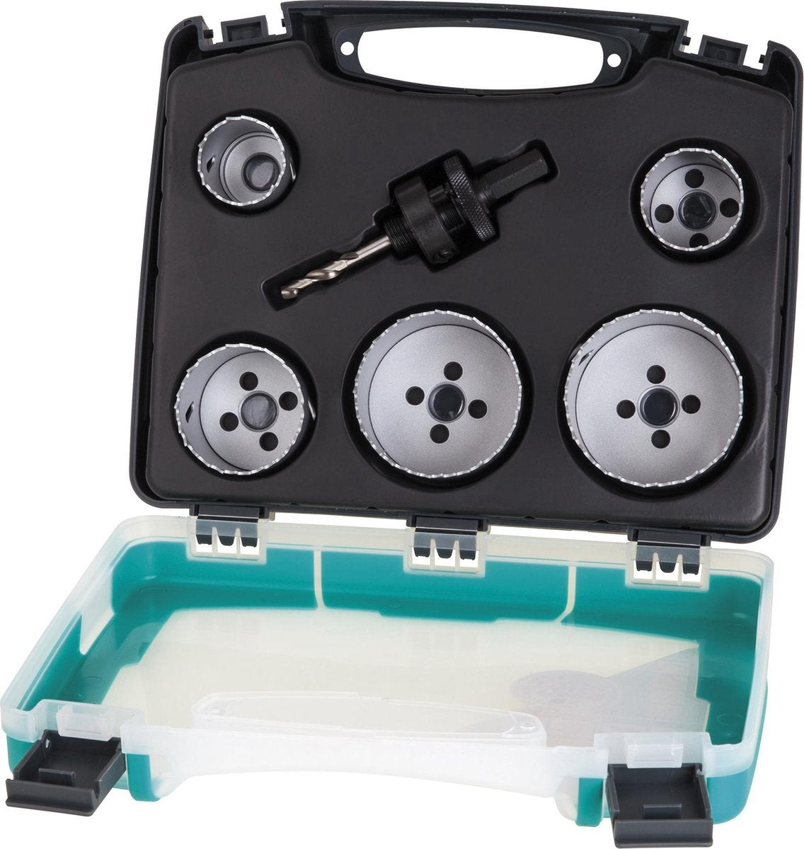 Wolfcraft - set di seghe a tazza bimetalliche - ø 35–68 mm - 6 pezzi - 3764000