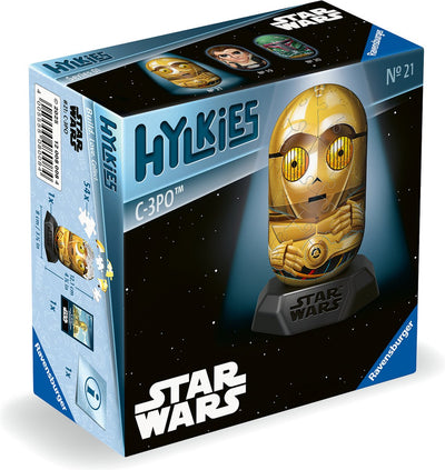 Ravensburger - hylkies - star wars - c-3po - figura cápsula