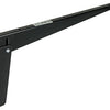 1059332 - suola conica pieghevole 400x160 mm nero | 12 pezzi