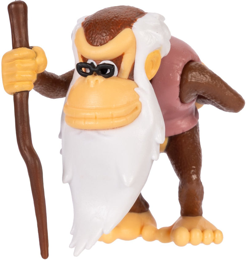 Jakks Nintendo Super Mario 6 cm Donkey Kong, Diddy Kong, Cranky Kong Edizione limitata