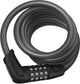 Abus coil cable lock tresor 6512c black 180cm scmu-holder included