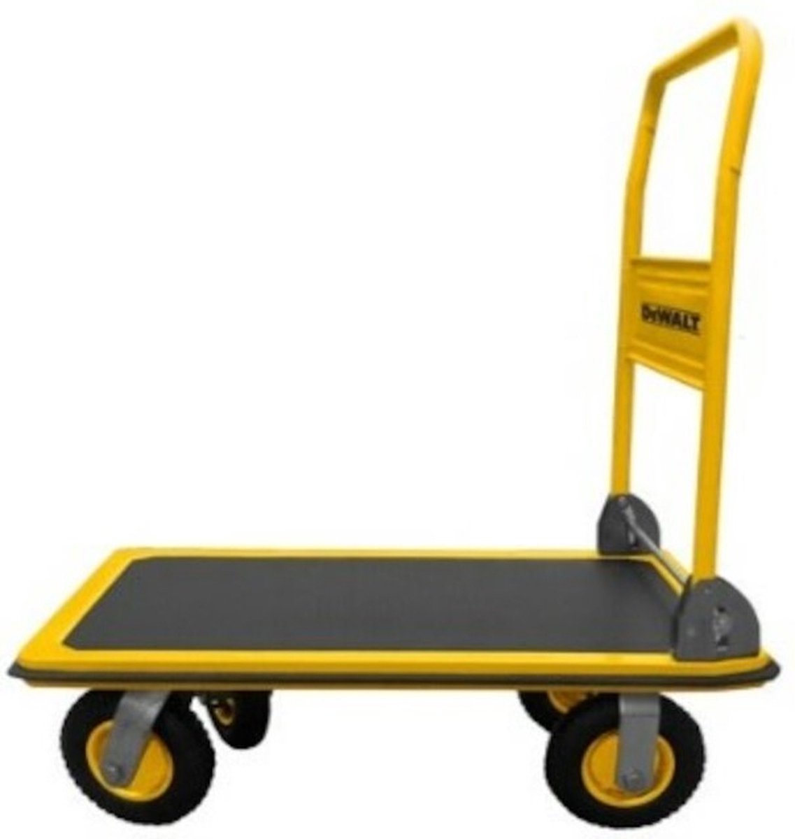 Dewalt platformwagen dxwt-504 - 1,5 x 61,5x 86,4 cm - tot 400 kg - staal - geel