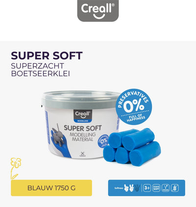 Creall Supesoft Clay Blue, 1750gr.