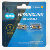 KMC Fietsketting 9R Ti-N Goud 6.6mm