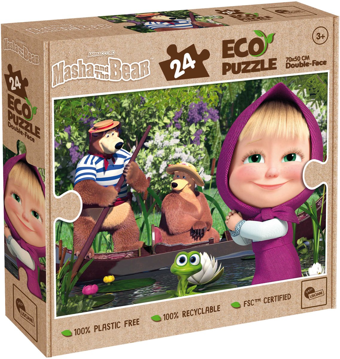 Lisciani masha eco-puzzle df 24