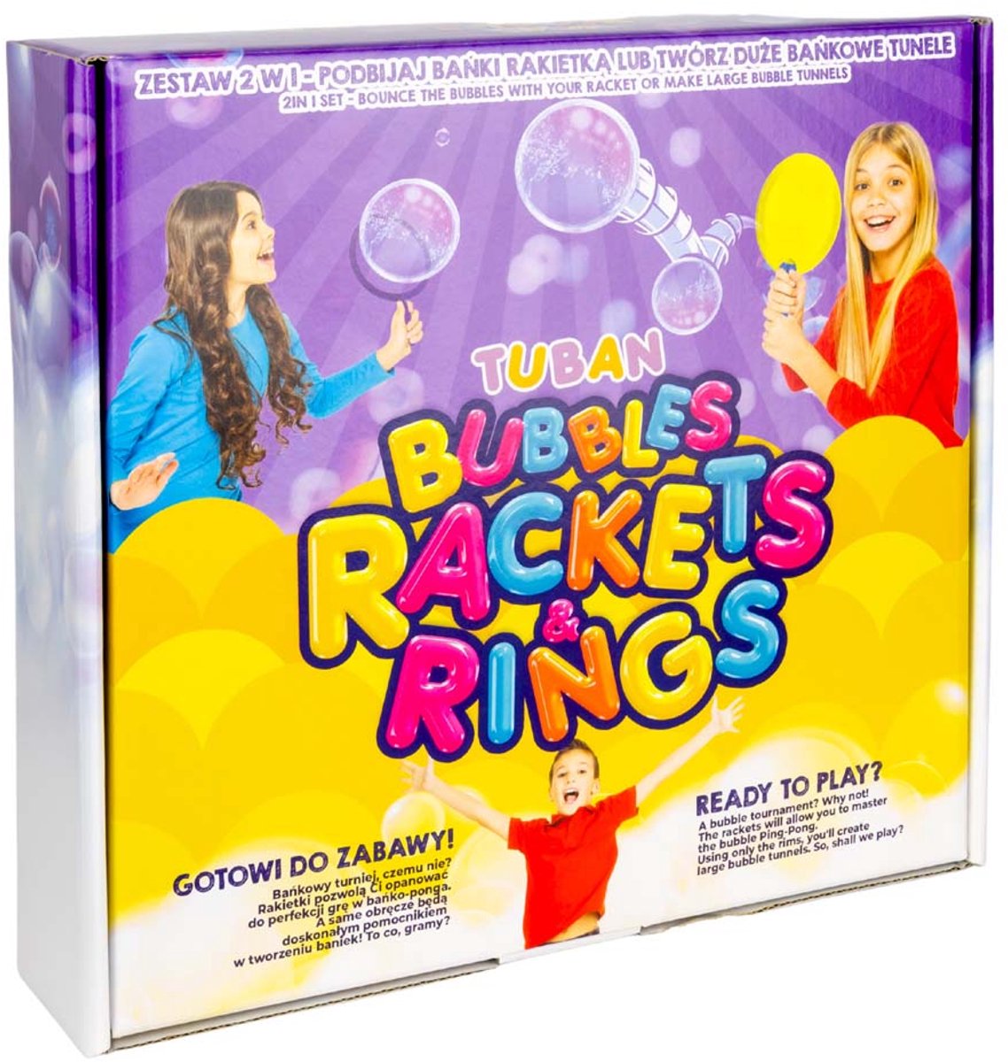 Tuban - set - bellen rackets ringen.