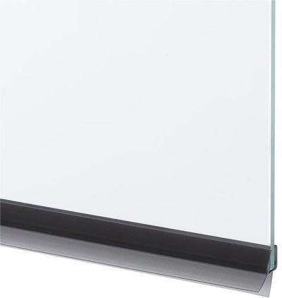 Sealskin - lekstrip - universeel horizontaal afdichtprofiel 6 8mm, 1 meter - transparant zwart