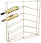 Cuadro botellero Present time - oro claro - 67x7.5x66cm - escandinavo