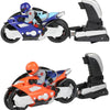 Toi-toys turbo racers rijder op motor met afschieter