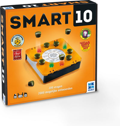 Megableu smart 10 - the social quiz game - educational board game for quiz lovers - 2-8 players - easy to carry