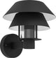 Eglo chiappera wandlamp buiten - e27 - 22,5 cm - zwart wit