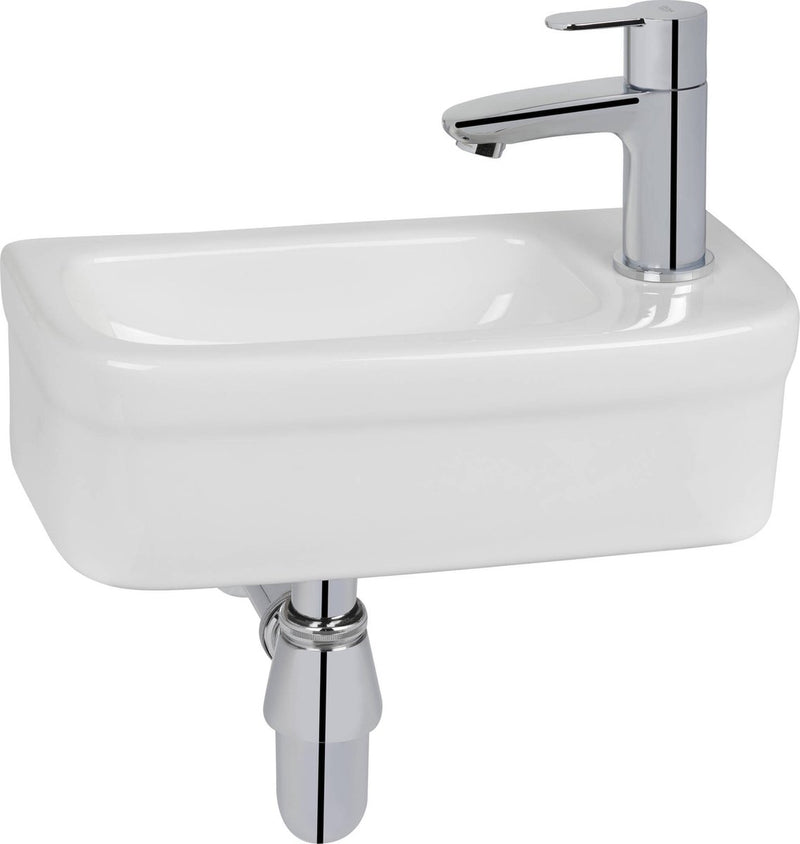 Fontana Grohe Euro - ceramica - 37 x 18 cm - bianca