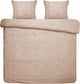 Copripiumino Damai ebba - cotone biologico - 260x200 220 cm - terracotta + 2 federe 60x70