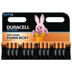 Blister Duracell Optimal 200% batteria aaa (12) - 3014014