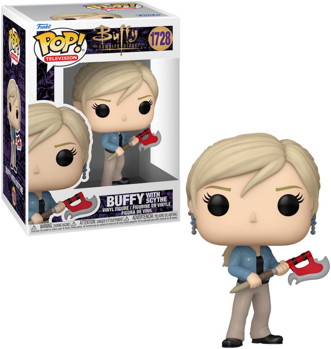 Funko buffy buffy with scythe vinylfiguur 1728 unisex pop! - neutraal - standard